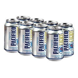 Pacifico Light Beer  8 páck