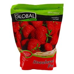 Fresa congelada Global 454g 16oz 9.11 Strawberry Frozen Global 454 g / 16 oz