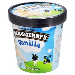 Ben & Jerry´s Vanilla Ice Cream  473 ml / 16 fl oz