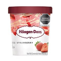 Haagen Dazs Ice Cream Strawberry 1l