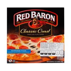 Pizza congelada de Pepperoni Red Baron 13.78 Red Baron Pepperoni Frozen pizza