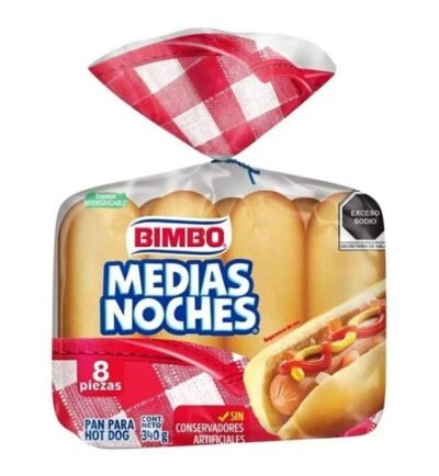 Bimbo Hot Dog Buns 8 count