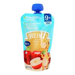 Applesauce pouches heinz 113 gr