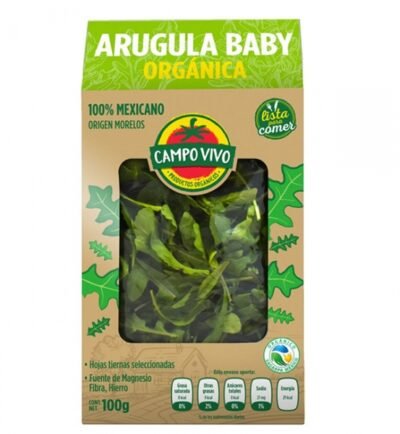 Campo Vivo Arugula Lettuce, Organic   100 g / 3.5 oz