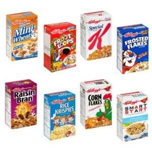 Kellogg´s Mini Cereal Boxes In Asorted Flavors