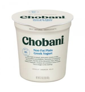 Chobani Non-Fat Greek yogurt, Plain 907g 32 oz