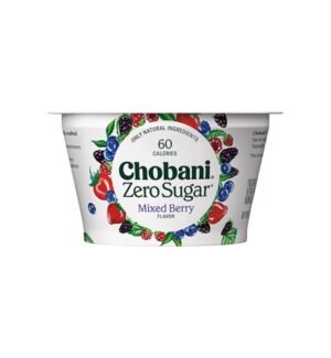 Chobani Zero Sugar Greek Yogurt, Mixed Berry   150g / 5.2 oz