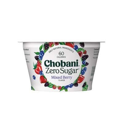 Chobani Zero Sugar Greek Yogurt, Mixed Berry   150g / 5.2 oz