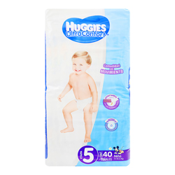 Diapers Huggies stage 5 - 40 count