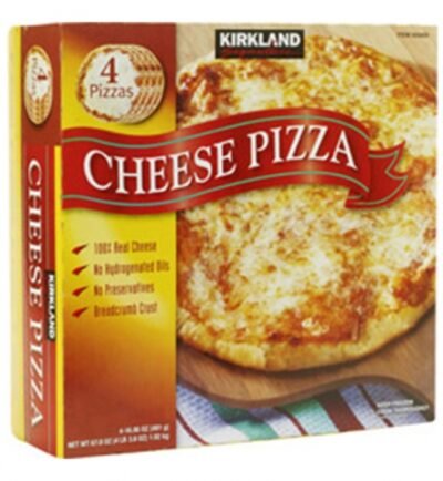 Kirkland Pizza Cheese 4 pieces   1.9 kg / 4.2 lb
