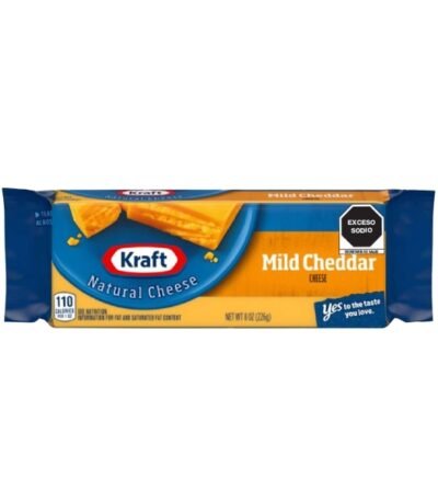 Kraft Cheese, Mild Cheddar   226 g / 8 oz