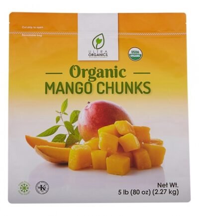 Ultra Organics Mango Chunks; Frozen  1.81 kg /4 lb