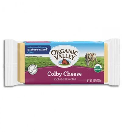 Organic Valley Cheese, Colby   226 g / 8 oz