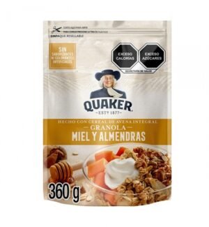 Quaker Almon Honey Granola  360 g / 12.6 oz