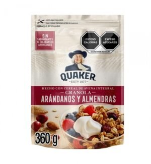 Quaker Almon & Cramberry Granola  360 g / 12.6 oz