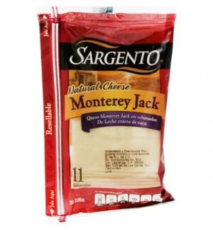 sargento_monterey_jack 226g 16.89dl Sargento Cheese Monterey Jack Sliced 226 g / 11 slices