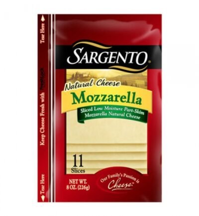 Sargento Cheese Mozzarella Sliced   226 g / 11 slices