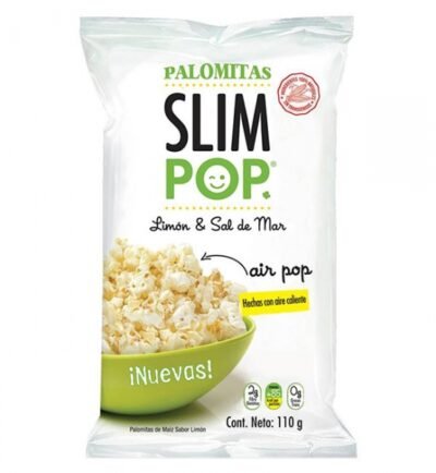 Slim Pop Popcornt Lime & salt  110 g / 3.9 oz
